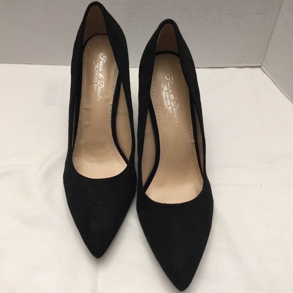 FUSCO & DECOLA black heels size 9 women